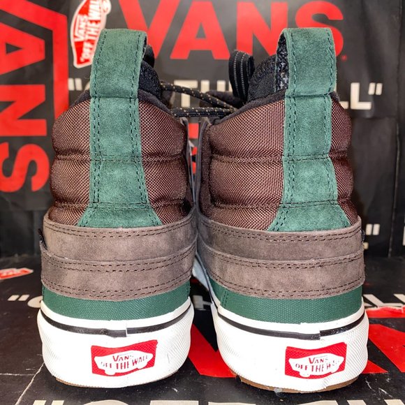 Vans Sk8-HI Del Pato MTE-2 All Weather Brown & Green Men's 7.5 VN0A5JMNBGS - Picture 9 of 12